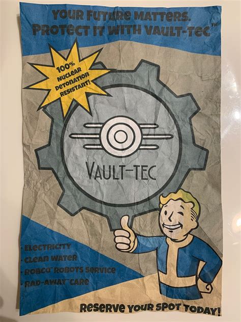 vault tec poster